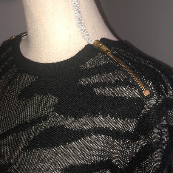 French Connection Animal Print Sweater - Picture 3 of 8